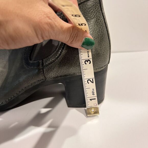 Dansko Harlene Ankle Boots Waxy Burnished Gray Booties EU 41 US 10.5-11 Classic - Picture 8 of 10